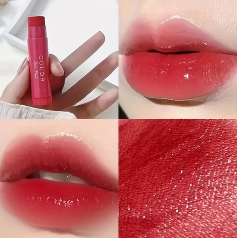 HAIPINK Tinted Moisturizing Lip Balm Lipstick Nourishing Hydrating Fade Lip Lines Anti-dry Cracking Daily Natural Gloss For Dry Lips Reduce Lip Lines