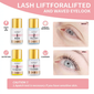 2 In 1 Fast Lash Lifting And Tinting Kit, High Quality Keratin, Curling Perm Lasts 8 Weeks