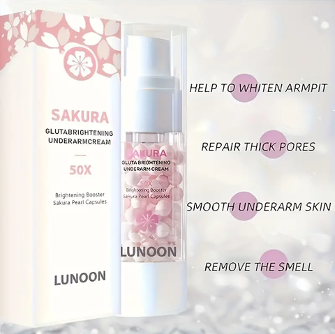 3pcs Sakura Underarm Cream Enhancer Pearl Capsule Sakura Cream Radiant Cream Improve And Even Skin Tone