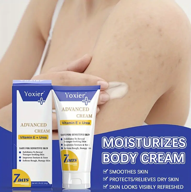 50g/1.76 Oz Vitamin E Skin Care Body Moisturizer Cream, Hydrates, Softens Skin, Improves Elasticity, Skin Looks Visibly Younger