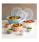 Nordic Ware 10-Piece Microwavable Bowl Set with Covers