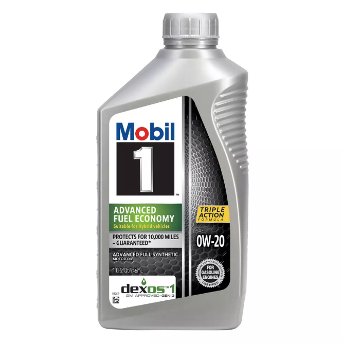 Mobil Delvac 1300 Super Heavy Duty Synthetic Blend Diesel Engine Oil  15W-40, 4 pk./1 gal.