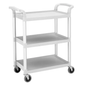 Cambro BC331KD480 3 Level Polymer Utility Cart w/ 300 lb Capacity, Raised Ledges