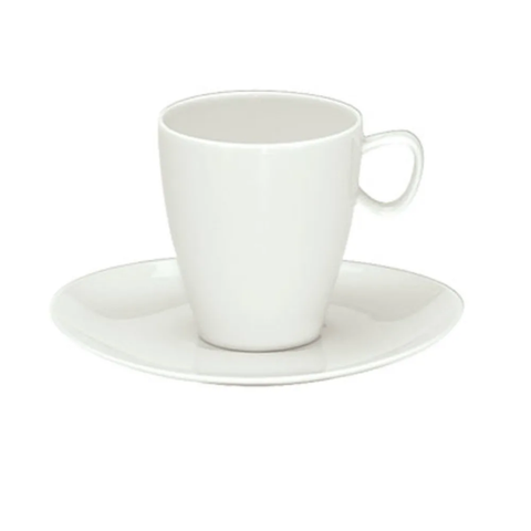 Schonwald 9395160 1 1/2" Round Espresso Cup w/ 3 1/2 oz Capacity, Porcelain, Schonwald, Continental White. 1 Dozen