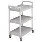 Cambro BC331KD480 3 Level Polymer Utility Cart w/ 300 lb Capacity, Raised Ledges