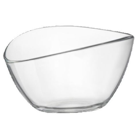 American Metalcraft GBG19 Green 128 oz 18 Inch Diameter Round Glacier  Collection Swirled Recycled Glass Bowl