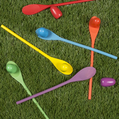 Toy Time Wooden Egg and Spoon Race Game
