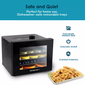 Elite Gourmet 4-Tier Digital Food Dehydrator - Black