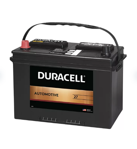Duracell Automotive Battery, Group Size 27