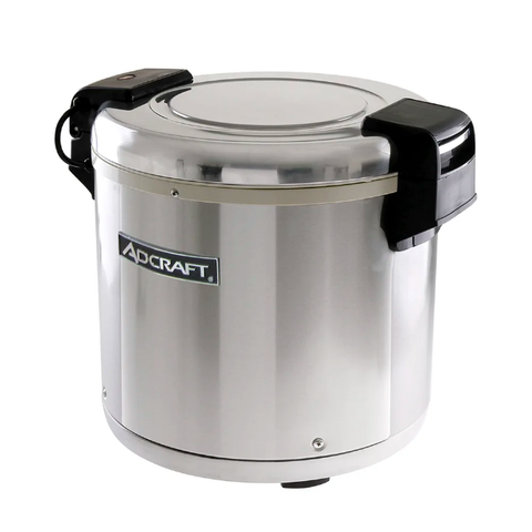 Adcraft RW-E50 Rice Warmer w/ 50 Cup Capacity & Removable Inner Pot, Stainless