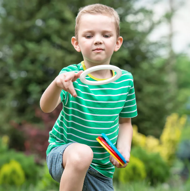 Toy Time Adjustable Ring Toss Game Openbax