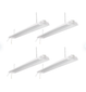 Honeywell 5000 Lumen 4' LED Metal Shop Light, White Finish (4 pk.)