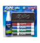 Expo - Low Odor Dry Erase Marker Starter Set, Assorted - 4 per Pack