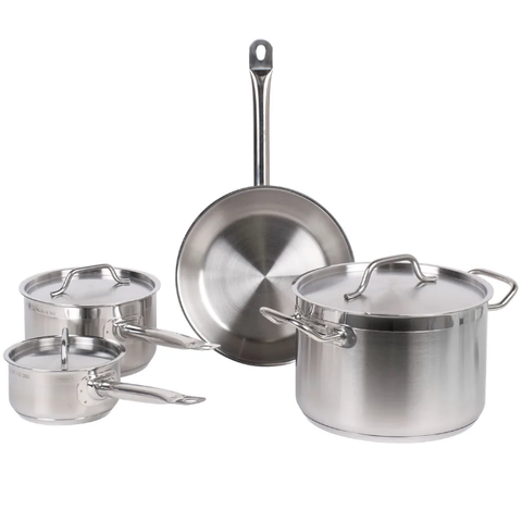Vollrath 3822 Optio™ Deluxe Cookware Set (7) piece - Stainless Steel, Induction Ready