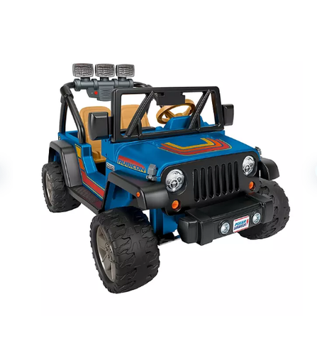 Power Wheels Retro Jeep Wrangler 12-Volt Ride-On