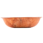 Tablecraft 208 8" Woven Wood Salad Bowl, Mahogany, Round Bottom, 4 Ply. 1 Dozen