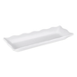 GET ML-87-W Rectangular Display Tray, 17 1/2" x 6 3/4", Melamine, White