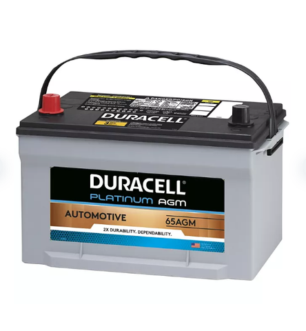 Duracell AGM Automotive Battery - Group Size 65