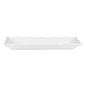 GET ML-87-W Rectangular Display Tray, 17 1/2" x 6 3/4", Melamine, White