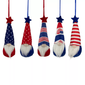 Northlight Americana 6.5" July 4th Gnome Ornament, 5 ct.