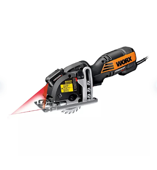 Worx Electric Corded Versacut Compact Circular Saw with Laser