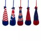 Northlight Americana 6.5" July 4th Gnome Ornament, 5 ct.