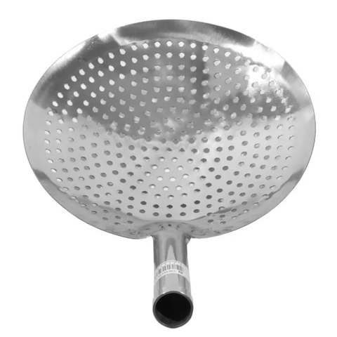 Town 32912 Stainless Mandarin Strainer, Perforated, 5" Handle, One-Piece, 12"