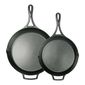 Lodge BL2SETA 2 piece Seasoned Skillet Set, Cast Iron