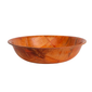 Tablecraft 207 7" Woven Wood Salad Bowl, Mahogany, Round Bottom, 4 Ply. 1 Dozen