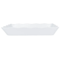 GET ML-88-W Rectangular Display Tray, 13 3/4" x 9 1/2", Melamine, White