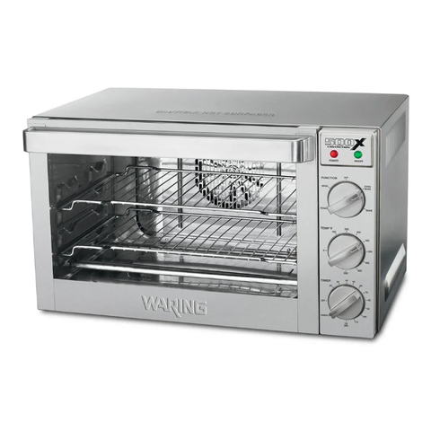 Waring WCO500X Half-Size Countertop Convection Oven, 120v