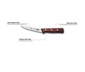 Victorinox - Swiss Army 5.6606.12 Curved Semi-Stiff Boning Knife w/ 5" Blade, Rosewood Handle