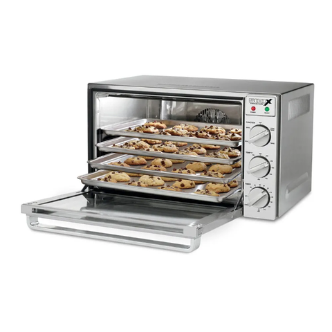 Waring WCO500X Half-Size Countertop Convection Oven, 120v