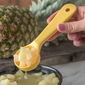 Carlisle 492304 1 oz Perforated Measure Misers® Portion Spoon, Yellow