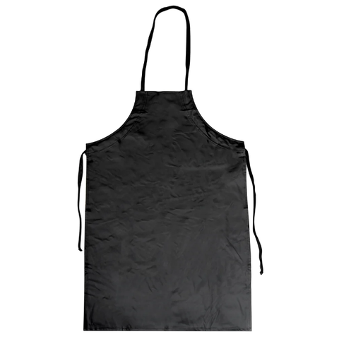 Winco BAW-2540BK Nylon Dishwashing Apron - 40" x 25 1/2", Black