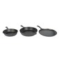 Lodge L6SPB41 6 Piece Seasoned Cast Iron Cookware Set w/ Pans & Accessories