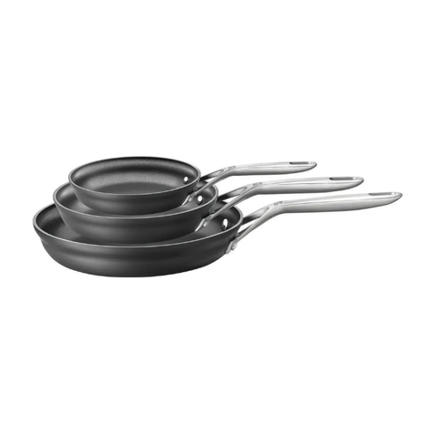 Zwilling 1017082 3 Piece Frying Pan Set, Nonstick Aluminum. Set of 3