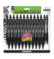 Zebra - Z-Grip Retractable Ballpoint Pen, Black Ink, Medium - 24/Pack