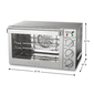 Waring WCO250X Quarter-Size Countertop Convection Oven, 120v