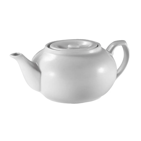 Browne 563933 16 oz Teapot - Porcelain, White