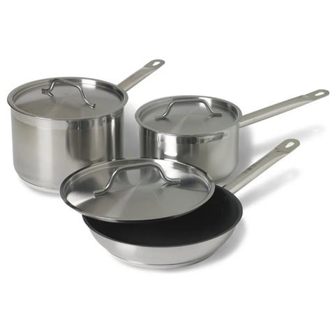 Vollrath 3820 Optio™ Deluxe Cookware Set (6) piece - Stainless Steel, Induction Ready