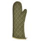 Winco OMF-17 17" Conventional Oven Mitt - Cotton, Green