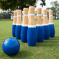 Toy Time Lawn Bowling Skittle Ball Game Set