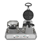 Waring WW250X Double Classic Belgian Waffle Maker w/ Cast Aluminum Grids, 2400W