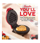 Dash Heart Miniature Waffle Maker with Heart Print Lid