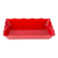 GET ML-88-RSP Rectangular Display Tray, 13 3/4" x 9 1/2", Melamine, Red