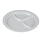 GET CP-531-W 10" Melamine Dinner Plate, White. 1 Dozen