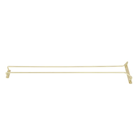 Winco GH-24 24" Wire Glass Hanger, Brass Plated