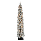 Puleo International 5' Flocked Pencil Alpine Pre-Lit Tree with 70 ct. Lights