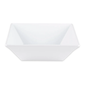 GET ML-246-W 8" Square Pasta Bowl w/ 1 3/5 qt Capacity, Melamine, White. Pack of 6